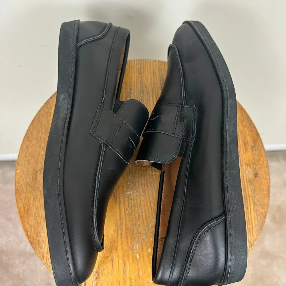 Allen Edmonds Randolph Mens US 10 D Penny Loafers Black Slip On Casual Shoes